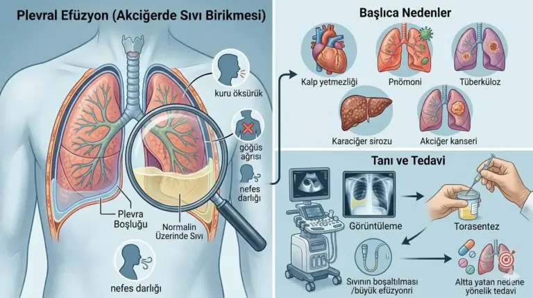 Akciğerde Sıvı Birikmesi (Plevral Efüzyon)